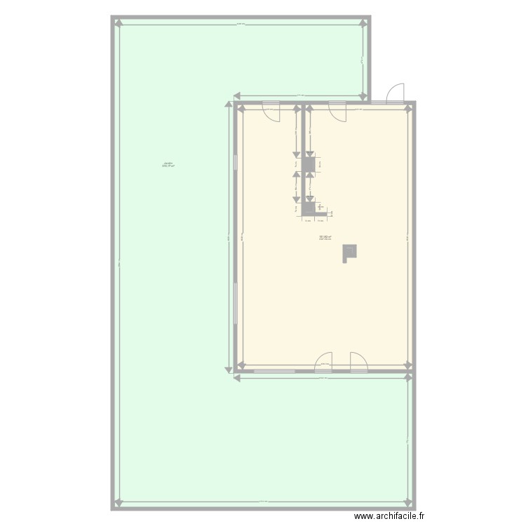 Hyères Les Martelières Existant Jardin VAxA 270122. Plan de 0 pièce et 0 m2