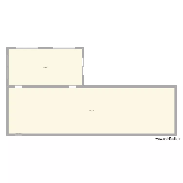 ST NICOLAS PC EXTENSION. Plan de 2 Pièces et 185 m² ST NICOLAS PC EXTENSION. Plan de 2 Pièces et 185 m²