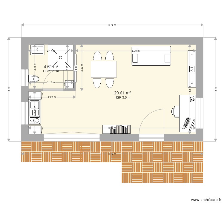 ANNEXE JARDIN III. Plan de 0 pièce et 0 m2