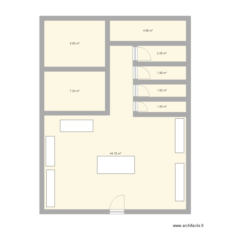 mar. Plan de 0 pièce et 0 m2