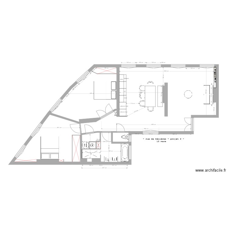 mezieres projet 2 15 mars . Plan de 0 pièce et 0 m2