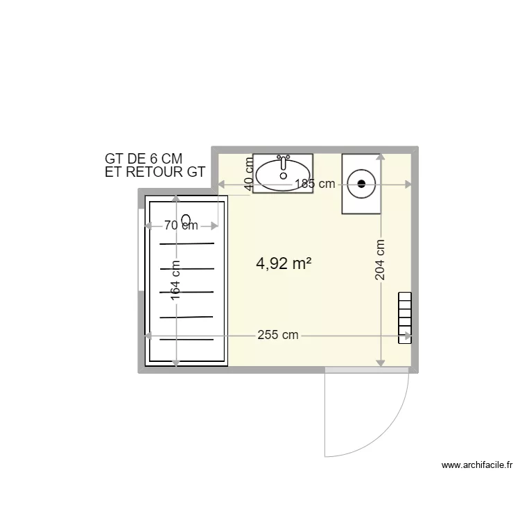 DELOBEL GILBERTE . Plan de 