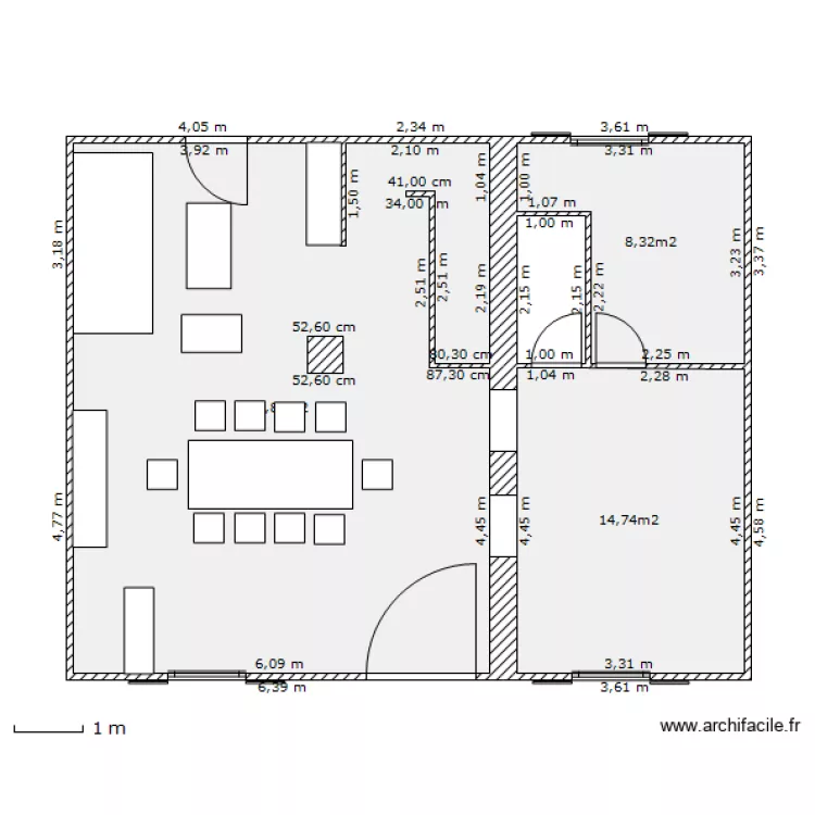 etage 0 electrique. Plan de 