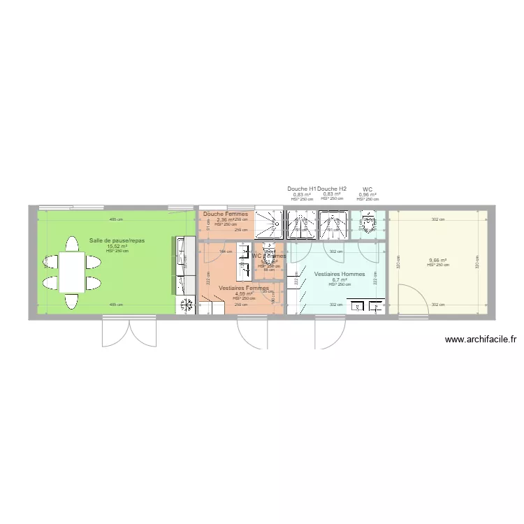 SCI FAGLINE. Plan de 