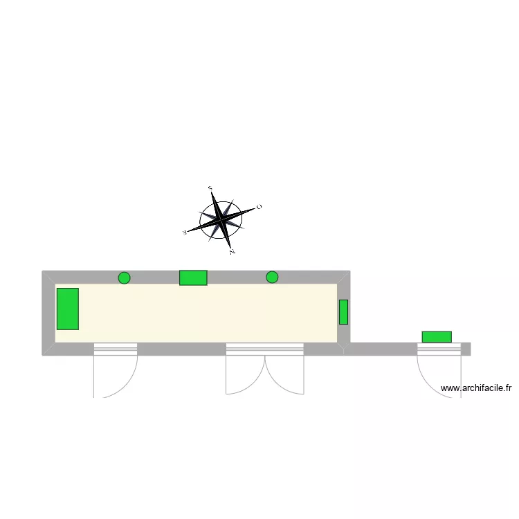 Balcon. Plan de 