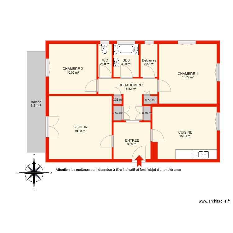 BI 5358 non côté. Plan de 0 pièce et 0 m2