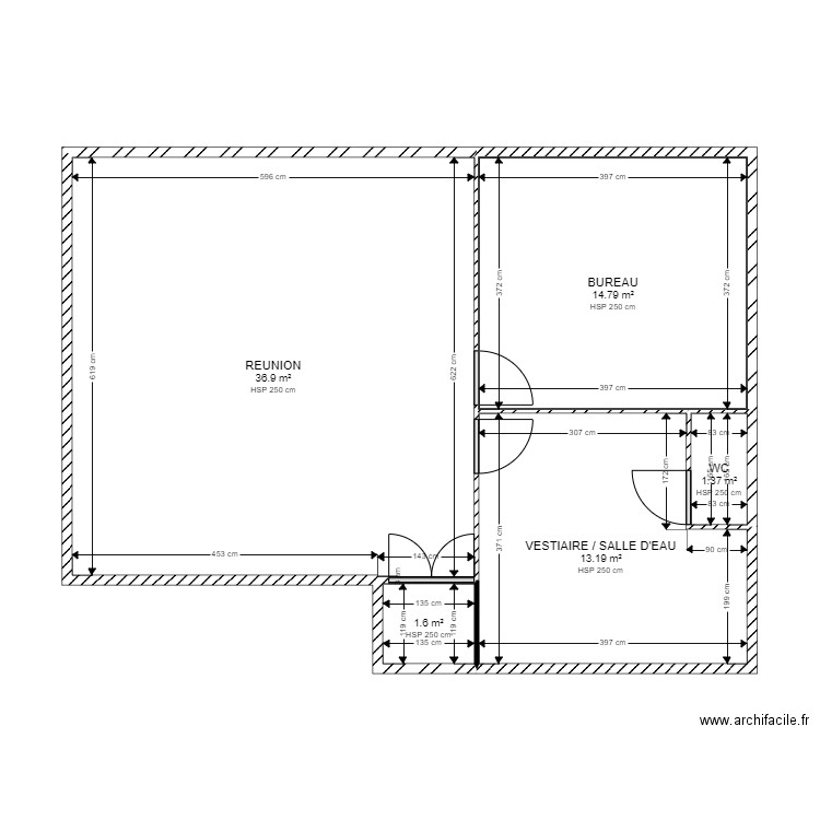 depot. Plan de 0 pièce et 0 m2