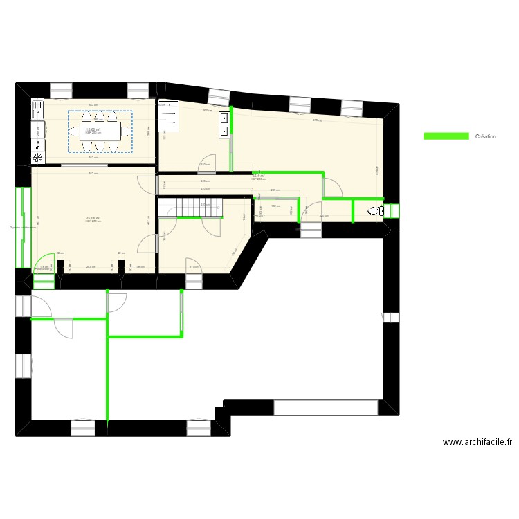 ESTORGE Nouveau Aménagement. Plan de 0 pièce et 0 m2