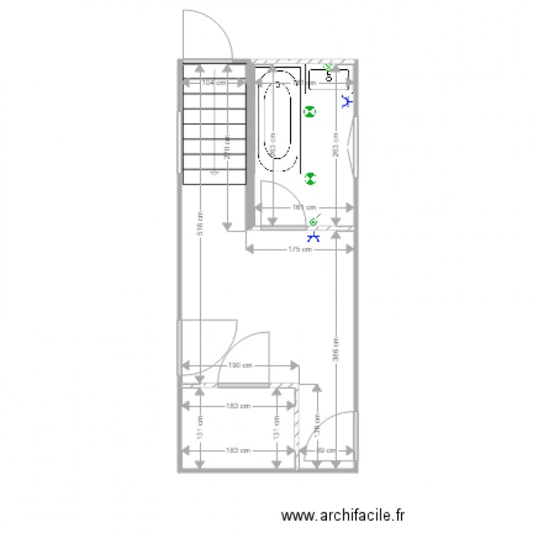 queeckers. Plan de 0 pièce et 0 m2