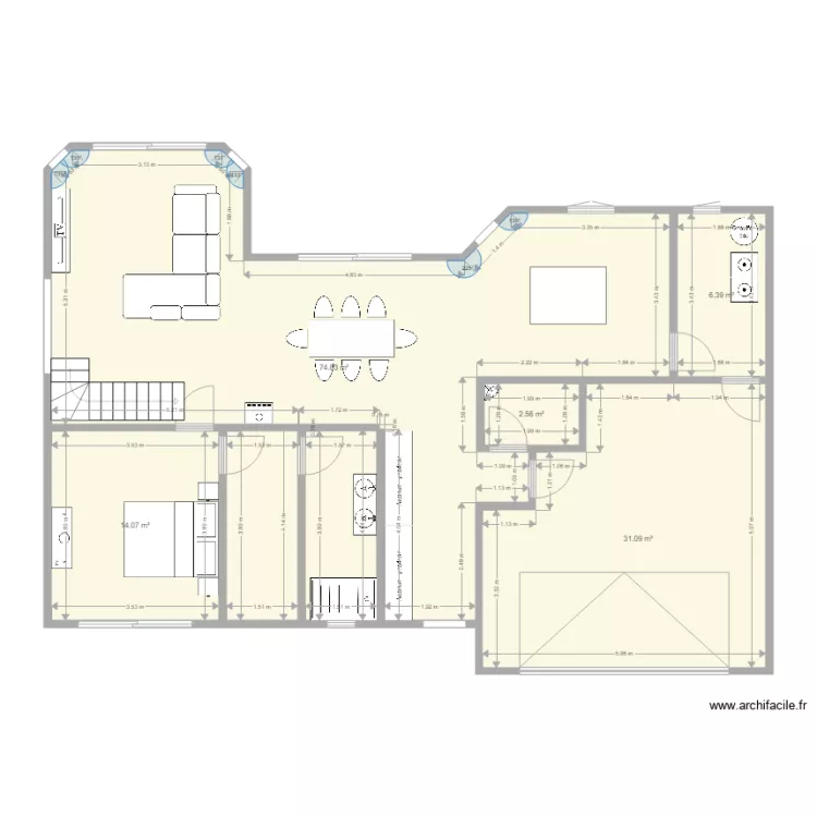 maison . Plan de 