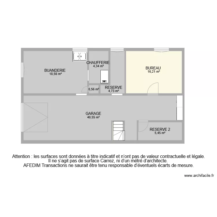 BI8423 SOUS SOL EF. Plan de BI8423 SOUS SOL EF. Plan de