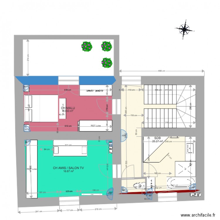 Collonges N1 Option 2. Plan de 0 pièce et 0 m2