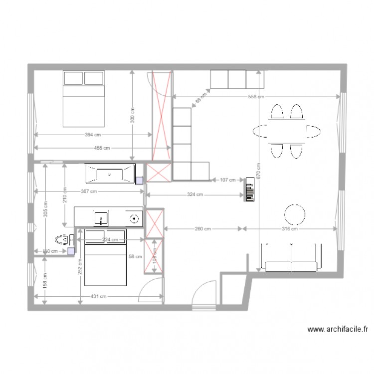 projet 3 carine renaudin 7 février. Plan de 0 pièce et 0 m2