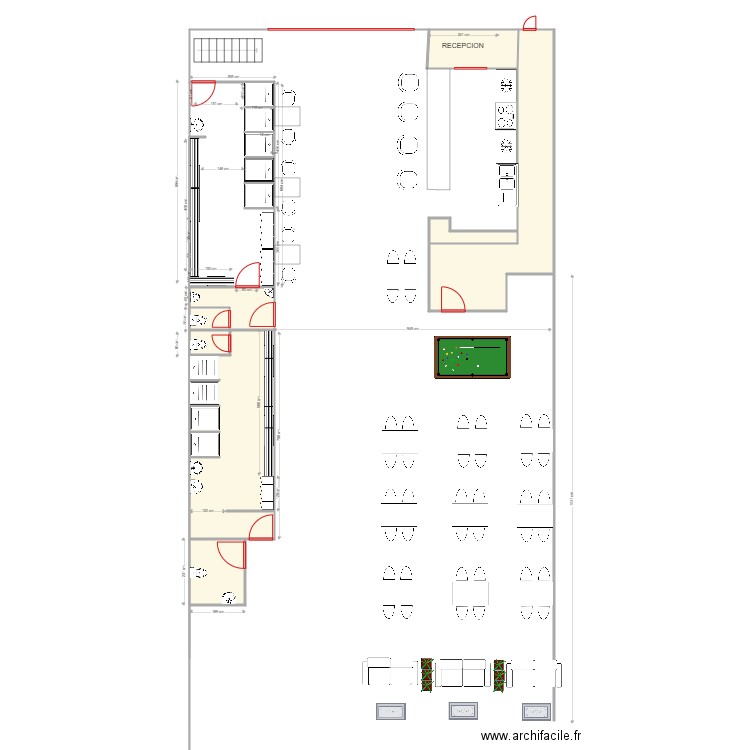 PLANTA BAJA PADEL 3ª. Plan de 0 pièce et 0 m2