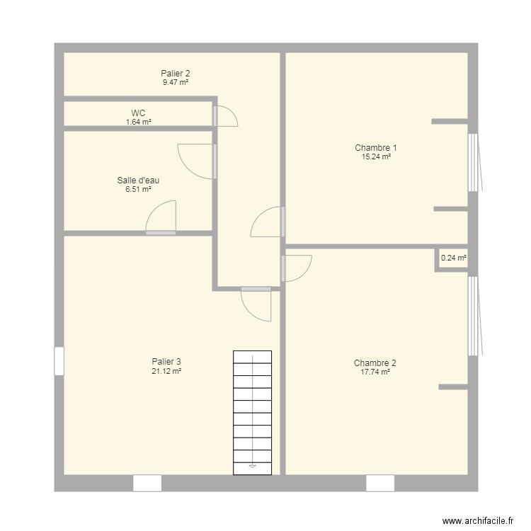 pavillon Cormeilles en parisis 2ieme étage. Plan de 0 pièce et 0 m2