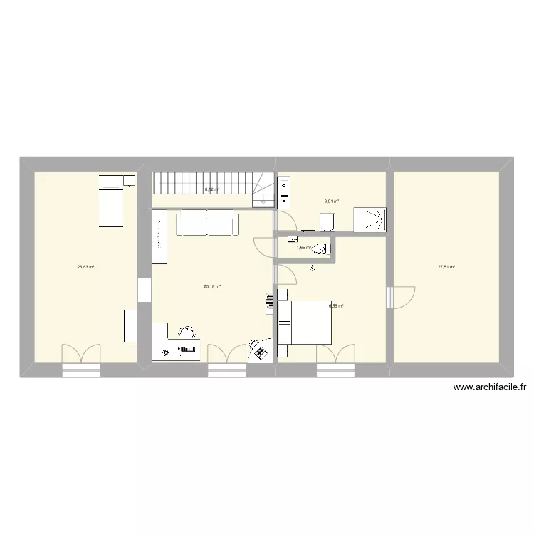 montfoué étage. Plan de montfoué étage. Plan de