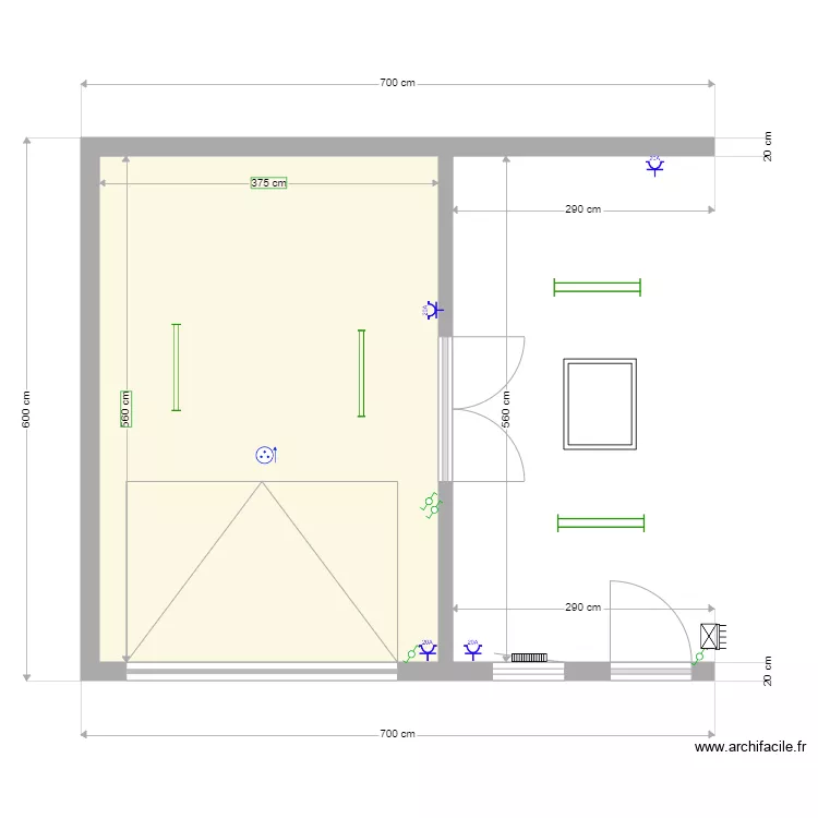cotation garage 4. Plan de 