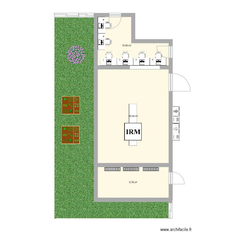 IRM colombes. Plan de 0 pièce et 0 m2