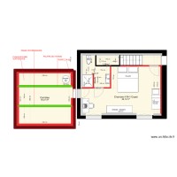 plans 5 NOV 22 chambre 4 R+1 Ouest + aménagement SDE+ Combles + mobilier 