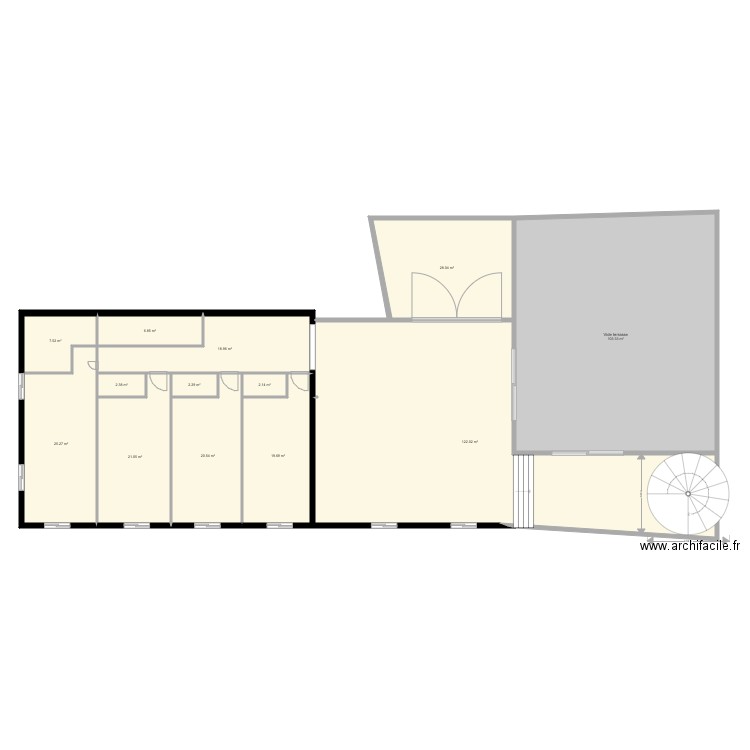 Immeuble CA1. Plan de 0 pièce et 0 m2