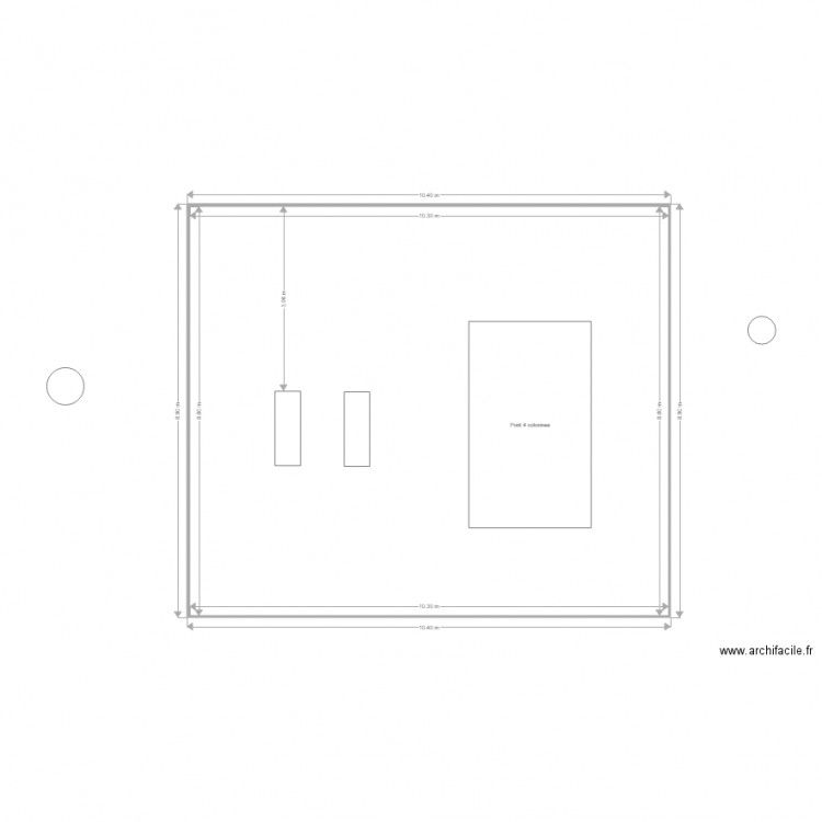 Dalle Garage Poussan . Plan de 0 pièce et 0 m2