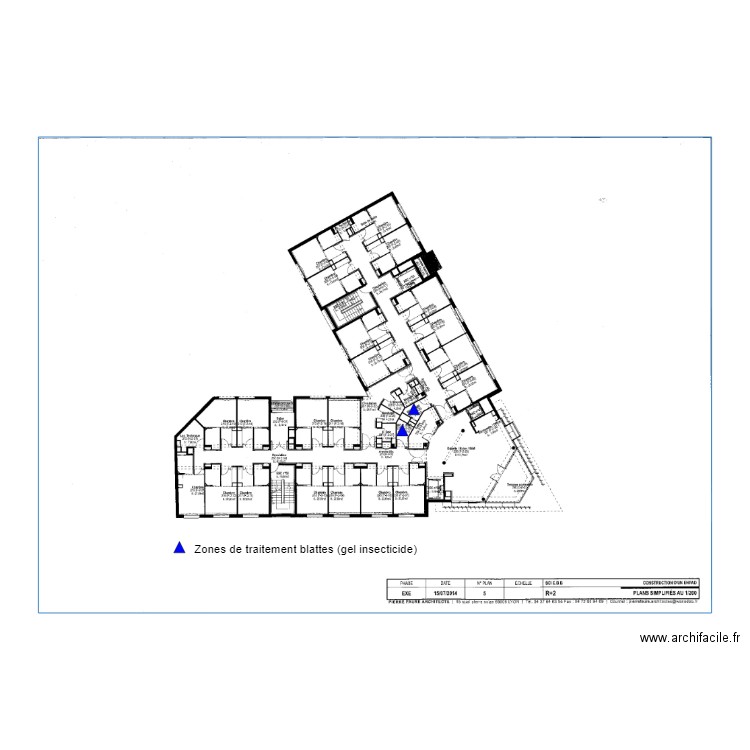 Résidence Tête d'or (R+22). Plan de 0 pièce et 0 m2