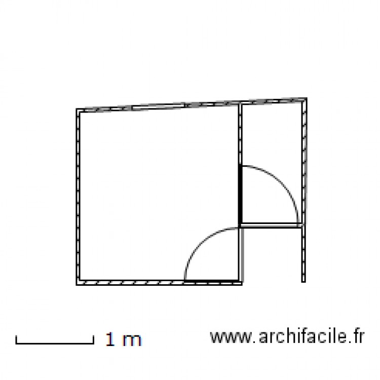 salle de bain old. Plan de 0 pièce et 0 m2