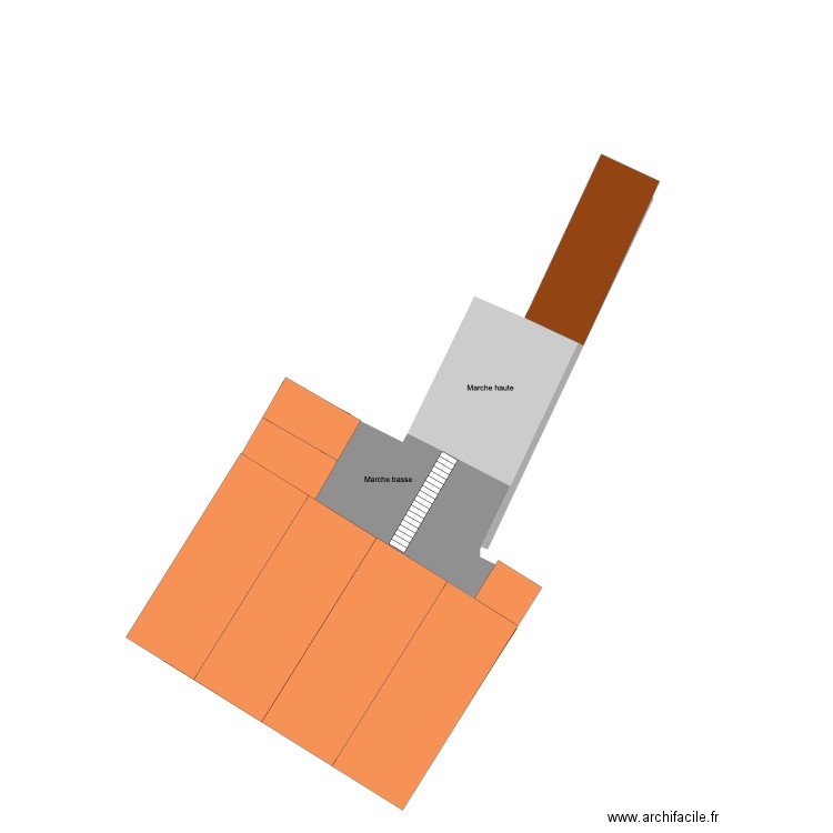 Montargis plan macon. Plan de 2 pièces et 129 m2