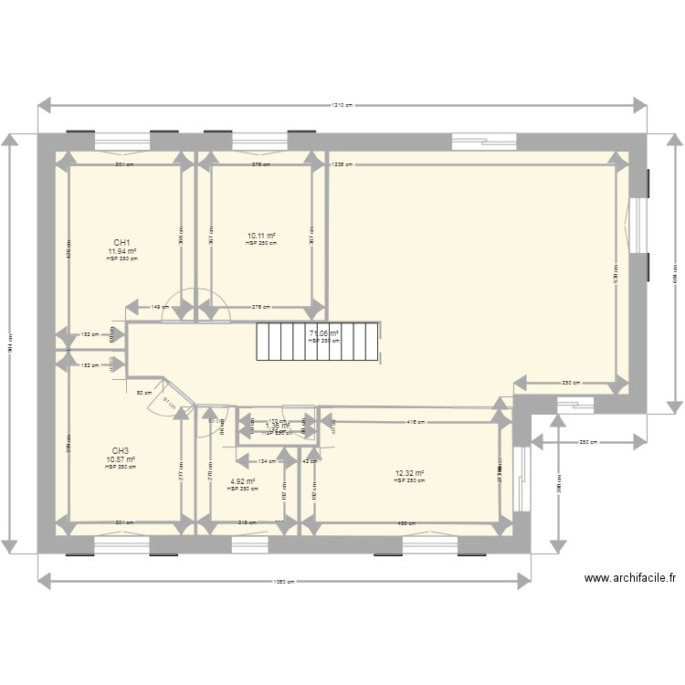 MAISON. Plan de 0 pièce et 0 m2