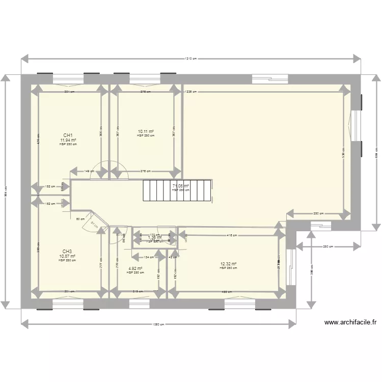 MAISON. Plan de 