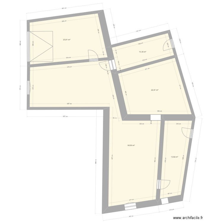 AIGREFEUILLE PERE ORIGINE. Plan de 5 pièces et 130 m2