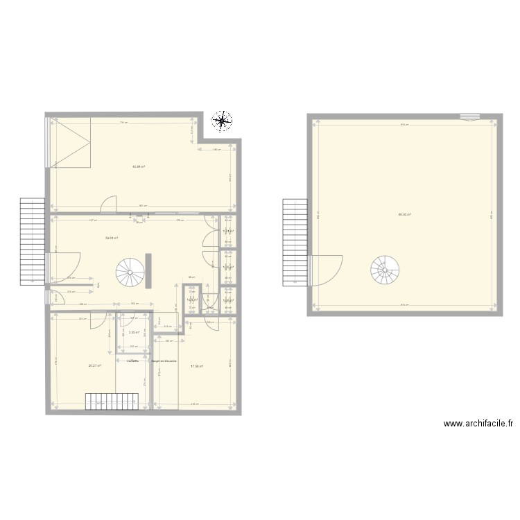 Le 193 RDC 1ER. Plan de 0 pièce et 0 m2