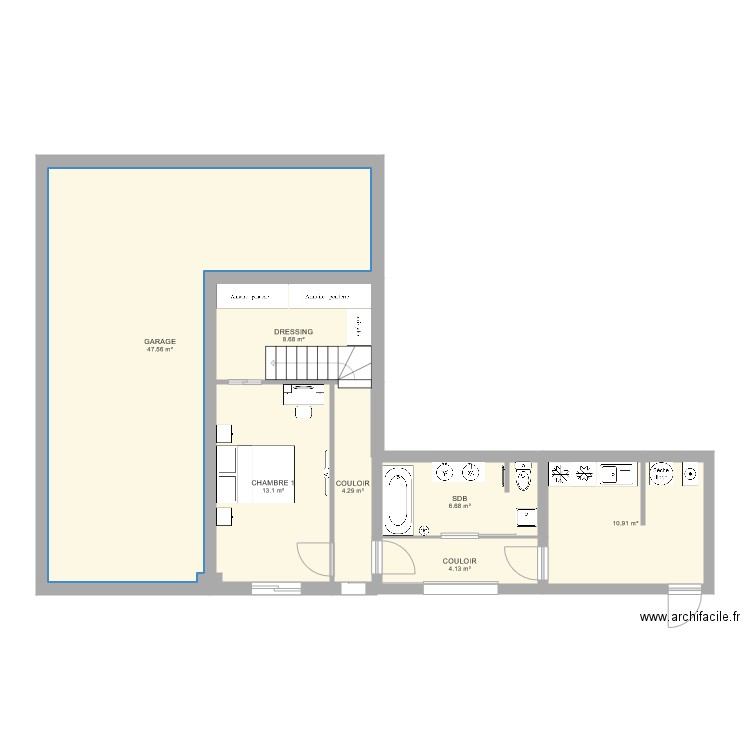 maison2. Plan de 0 pièce et 0 m2