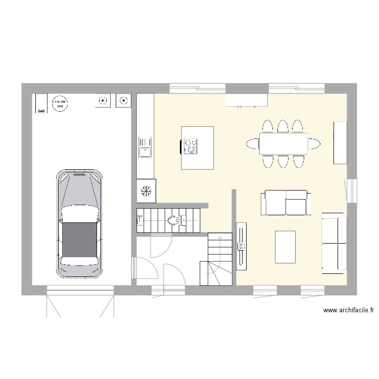 Maison TP. Plan de 0 pièce et 0 m2