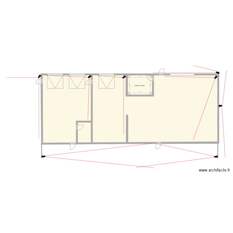 Hangar FORIEN SARL. Plan de 0 pièce et 0 m2