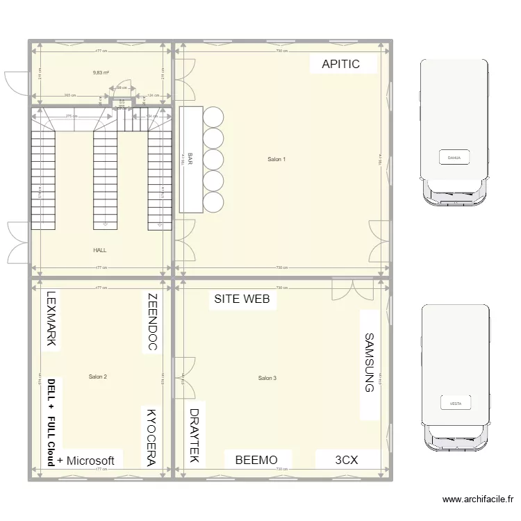 LE CHATEAU DES GIRONDINS. Plan de LE CHATEAU DES GIRONDINS. Plan de