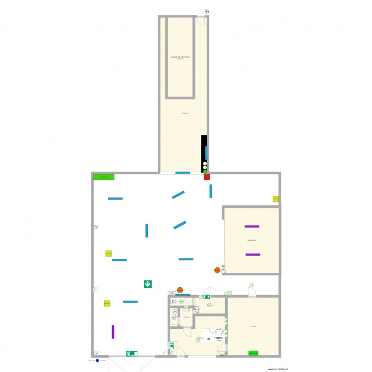 GUICHARD GARAGE. Plan de 0 pièce et 0 m2