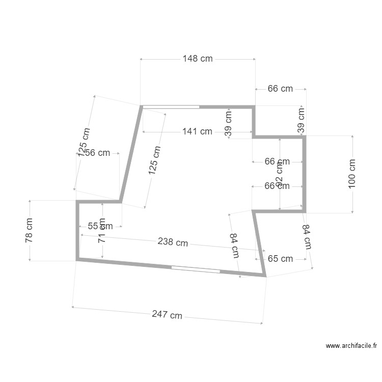 Salle de Bain Cotation. Plan de 0 pièce et 0 m2