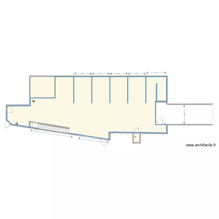 Plan des parties communes SCI MARCIANO M2L. Plan de 