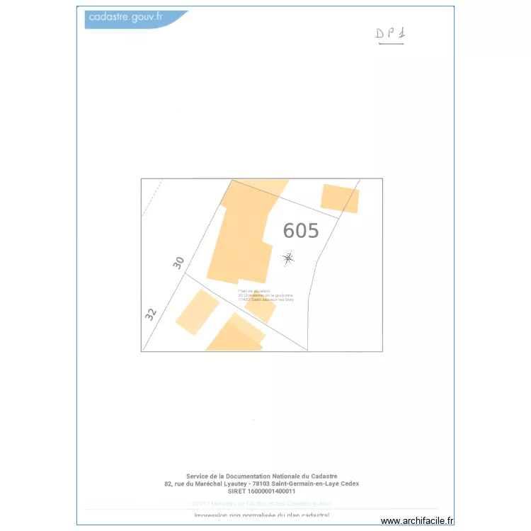 Plan de situation. Plan de 