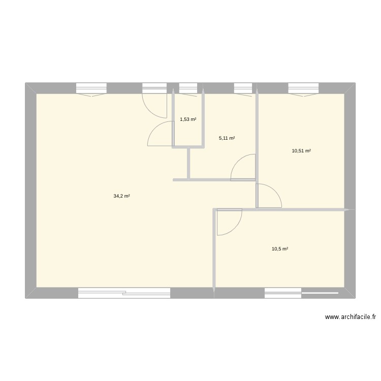 Plan maison actuelle . Plan de 0 pièce et 0 m2