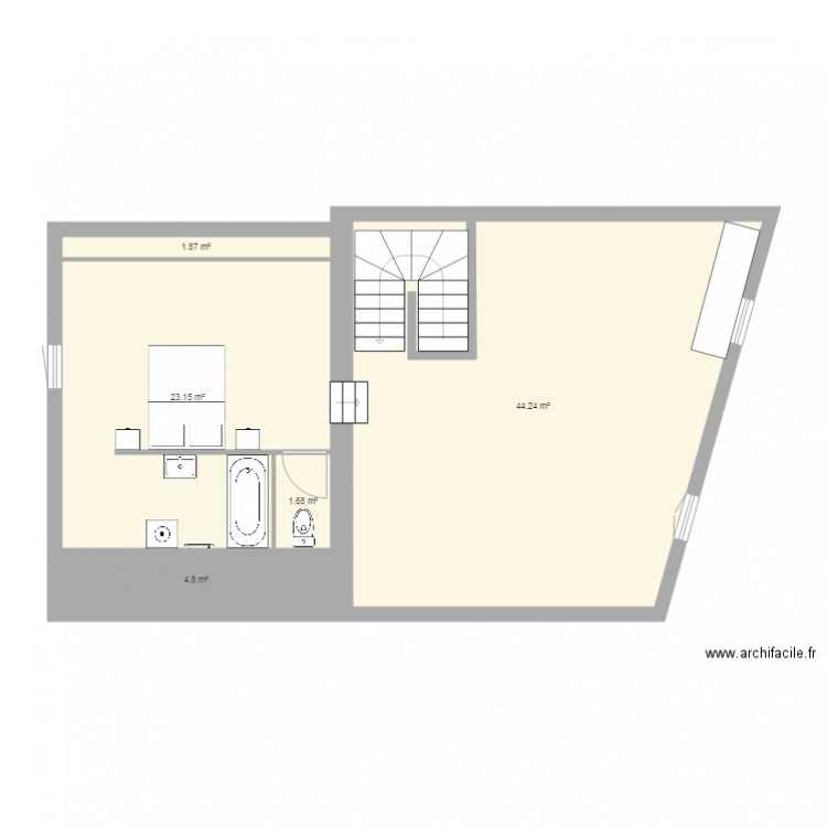 Plan RL 2ème étage. Plan de 0 pièce et 0 m2