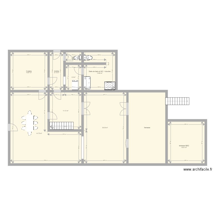 Florifoux RDC cotation 1. Plan de 0 pièce et 0 m2