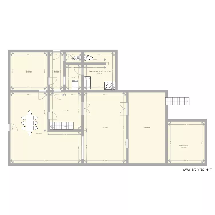 Florifoux RDC cotation 1. Plan de Florifoux RDC cotation 1. Plan de