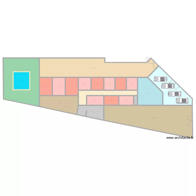 appart 3010B. Plan de 