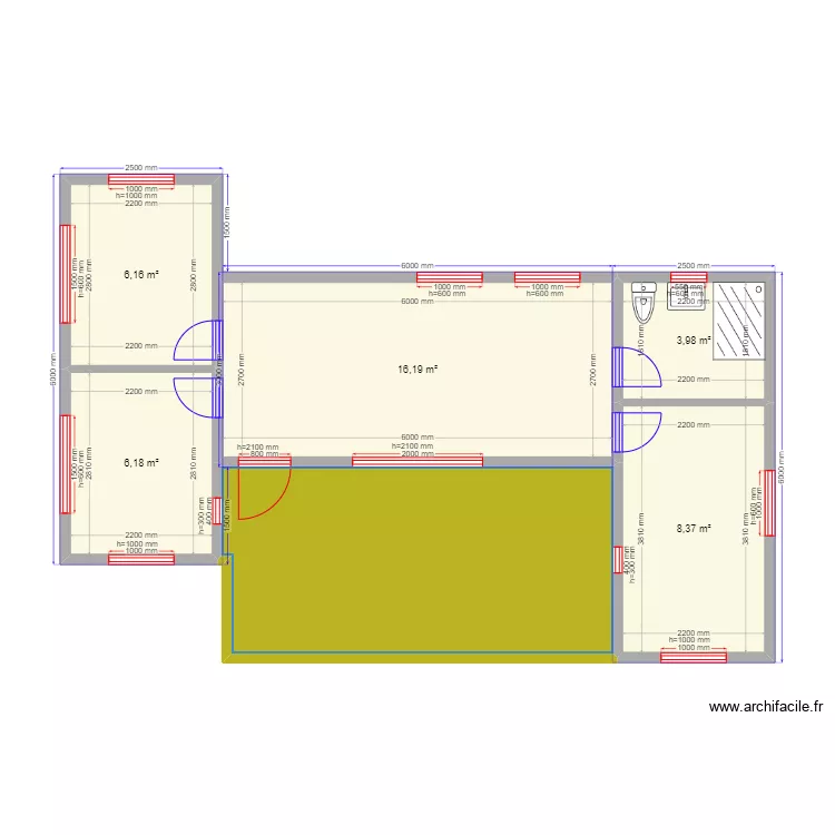 Жанна кривой. Plan de 