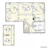 PROJET 6- BUREAUX/WC/DEGAGEMENTS RDC