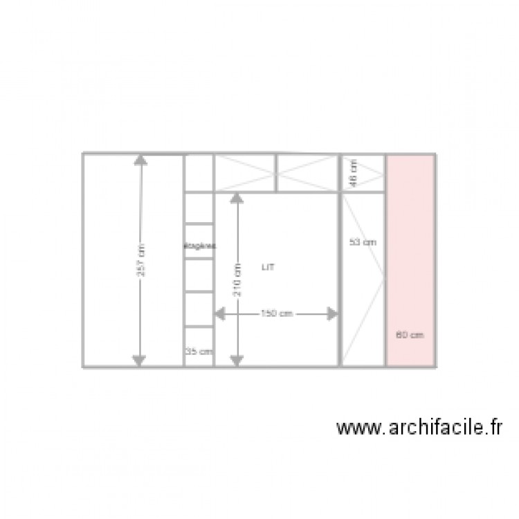 placard lit niogret extérieur. Plan de 0 pièce et 0 m2