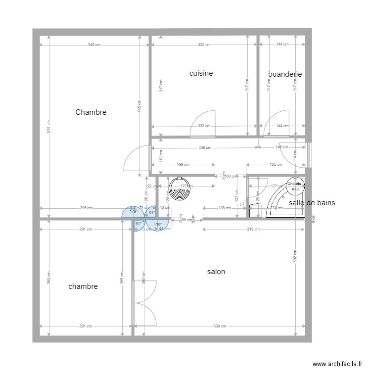 beken dunières. Plan de 0 pièce et 0 m2