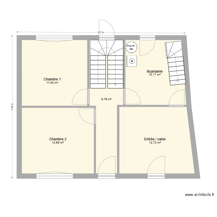 Rez de chaussée. Plan de 0 pièce et 0 m2